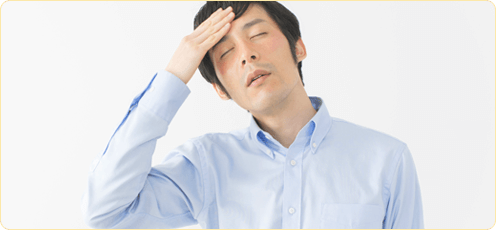 自律神経失調症の男性